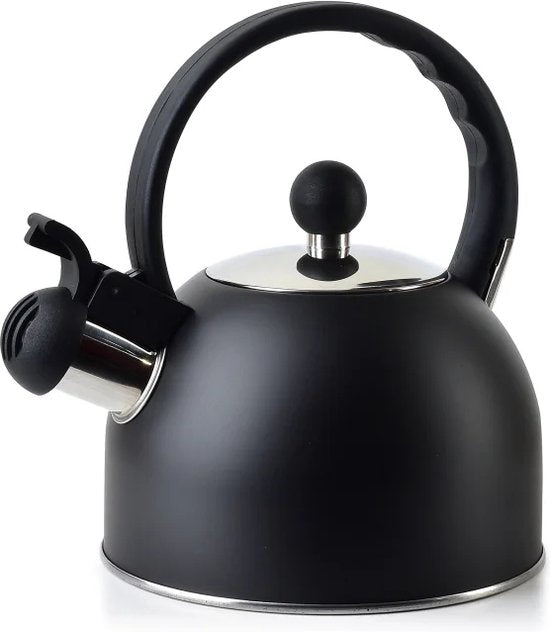 Whistling Kettle — Matte Black, 2.5 L